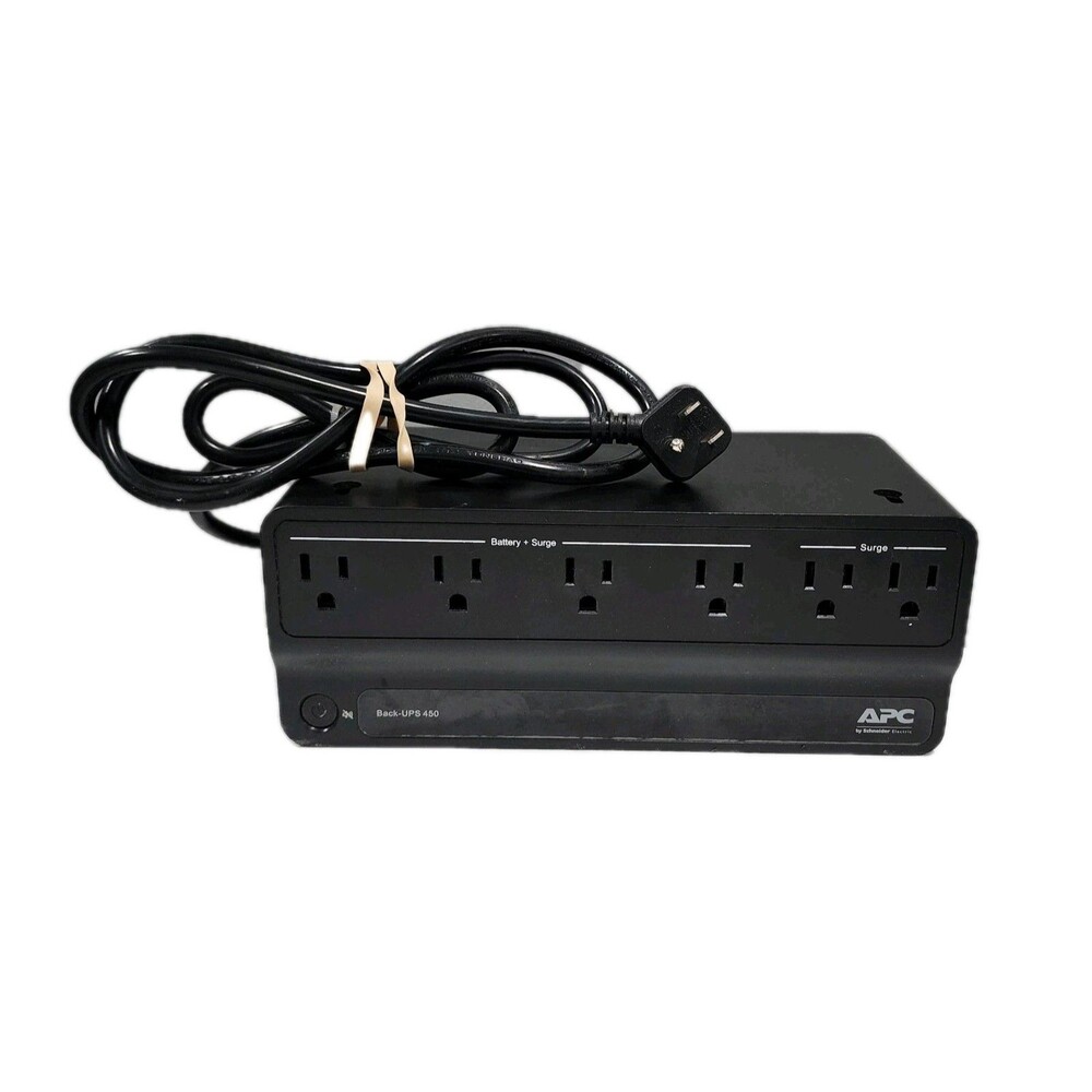 APC Back-UPS 450 BN450M 120V 6A 450VA 255W 6-Outlet Surge Protector NO BATTERY